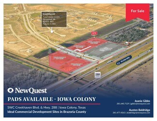 More details for SWC Creekhaven Blvd. & Hwy. 288, Iowa Colony, TX - Land for Sale