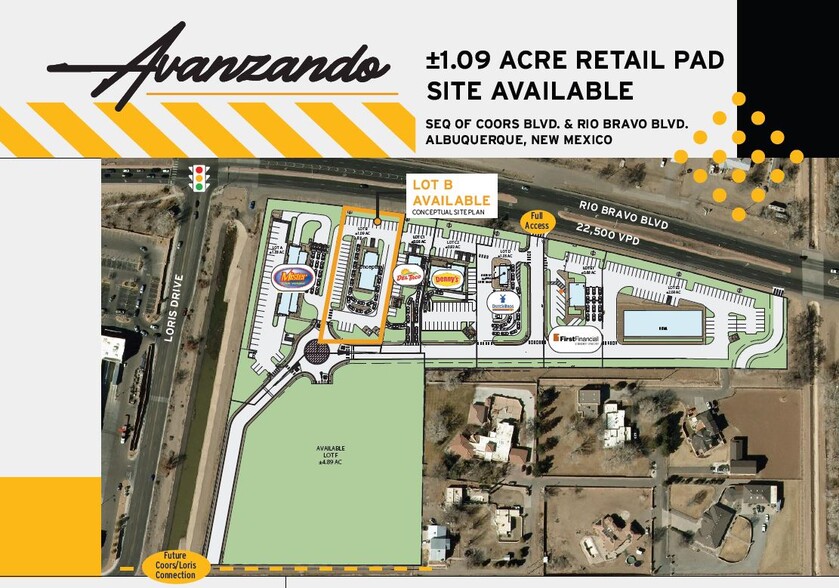 SEQ of Coors Blvd & Rio Bravo Blvd, Albuquerque, NM for sale - Building Photo - Image 2 of 2