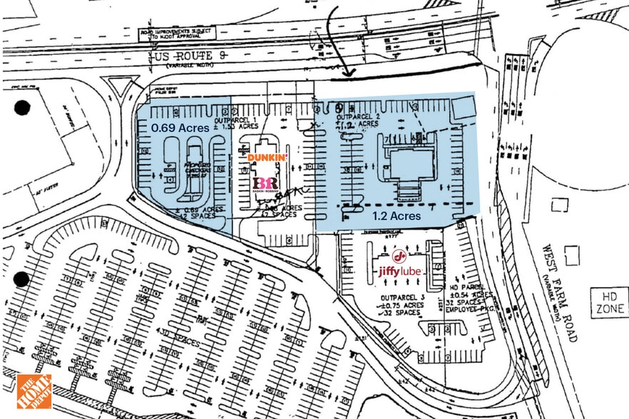 1990 Route 9 S, Howell, NJ for lease - Site Plan - Image 2 of 2