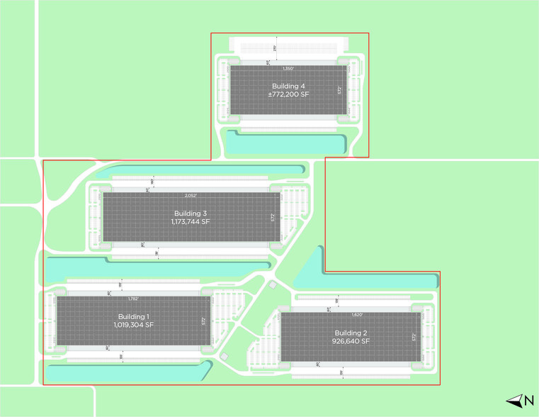 I-74 East Commerce Park, Indianapolis, IN à louer - Plan de site - Image 2 de 2