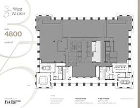 35 W Wacker Dr, Chicago, IL à louer Plan d’étage- Image 1 de 8