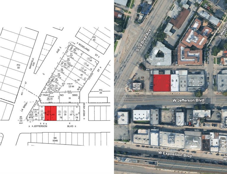 5055 W Jefferson Blvd, Los Angeles, CA for sale - Aerial - Image 2 of 7