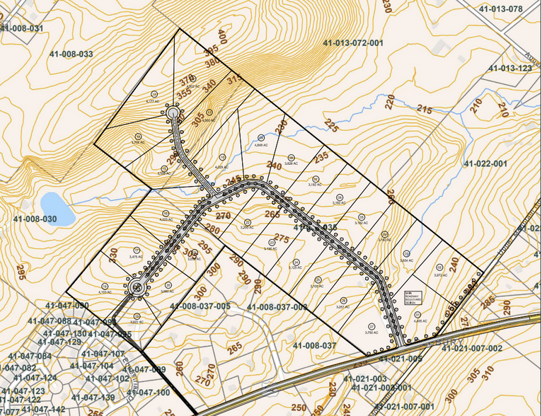 New Hope-100 Acres Rd, New Hope, PA for sale - Site Plan - Image 1 of 1