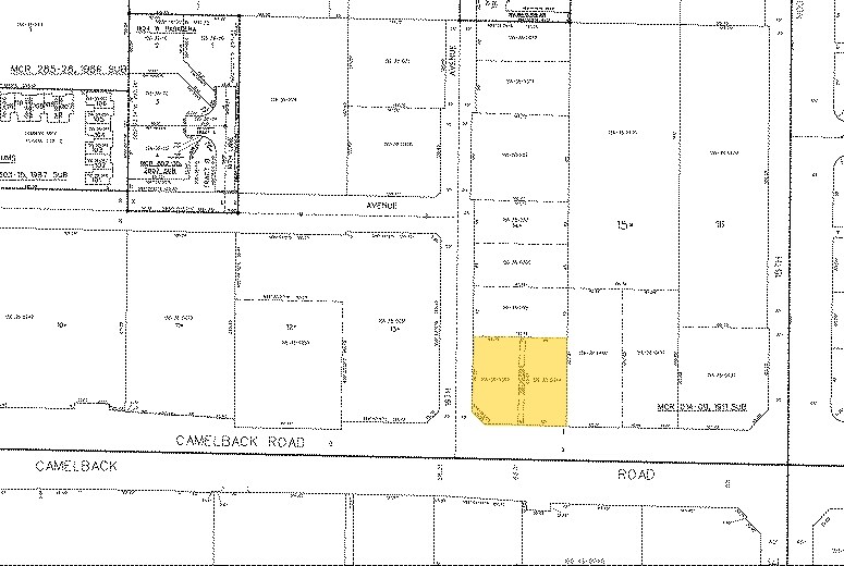 1534 W Camelback Rd, Phoenix, AZ for sale - Plat Map - Image 2 of 10