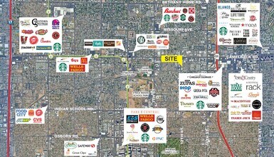 4727 N 12th St, Phoenix, AZ - AERIAL  map view