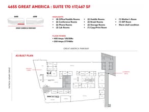 4655 Great America Pky, Santa Clara, CA for lease Floor Plan- Image 1 of 1