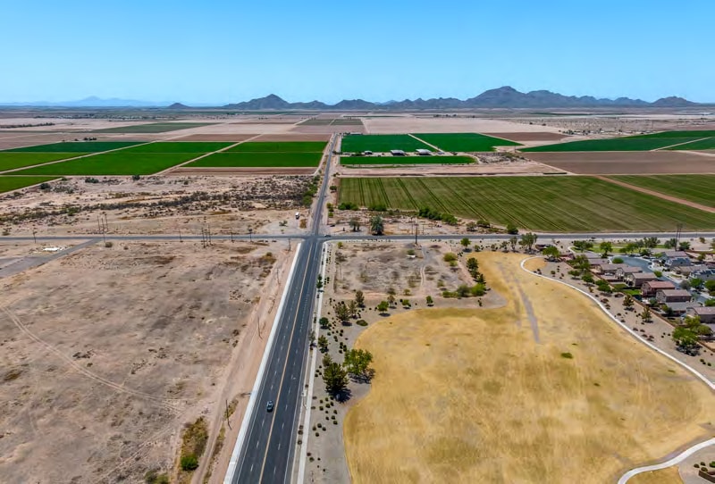 NEC Skousen Road & Coolidge Avenue, Coolidge, AZ à vendre - Aérien - Image 3 de 8