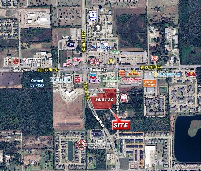 Plus de détails pour 2830 Old Chocolate Bayou Rd, Pearland, TX - Terrain à vendre