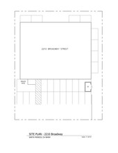 2210 Broadway, Santa Monica, CA à louer Plan de site- Image 1 de 54