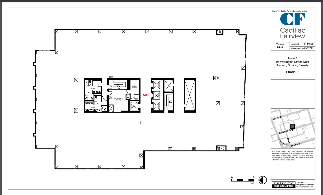 95 Wellington St W, Toronto, ON for lease Floor Plan- Image 1 of 1