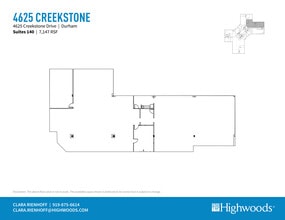 4601 Creekstone Dr, Durham, NC for lease Floor Plan- Image 1 of 1