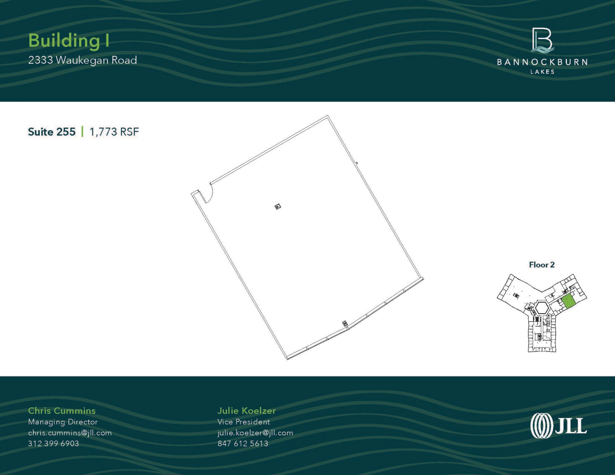 2333 Waukegan Rd, Bannockburn, IL for lease Floor Plan- Image 1 of 1