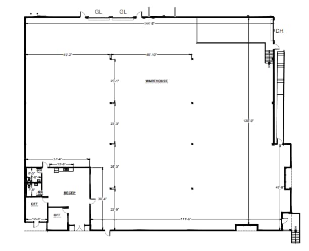 9560 Chesapeake Dr, San Diego, CA for lease Floor Plan- Image 1 of 1