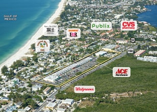3200-3352 E Bay Dr, Holmes Beach, FL - AERIAL map view