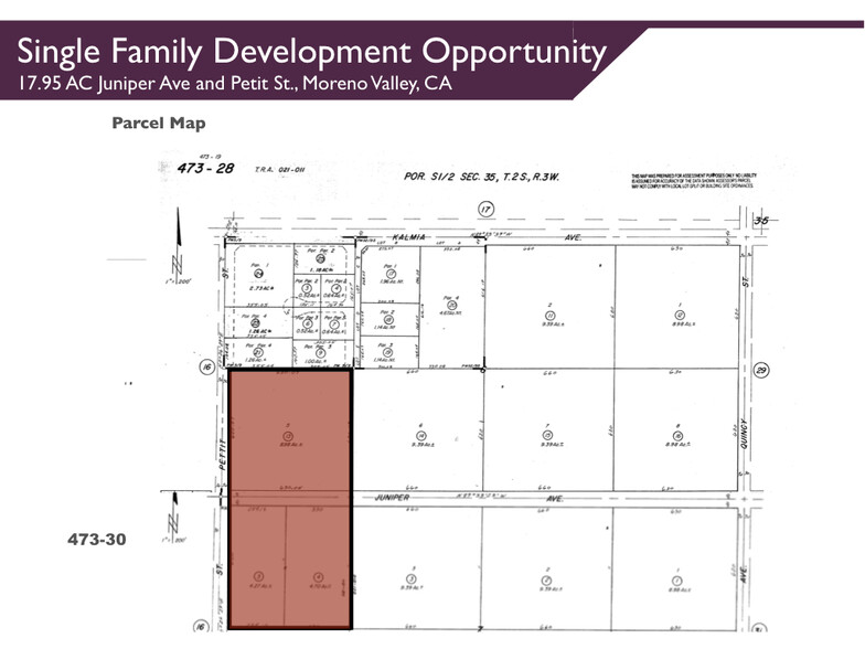 SFR Community Development  Opportunity portefeuille de 3 propriétés à vendre sur LoopNet.ca - Plan cadastral - Image 3 de 3