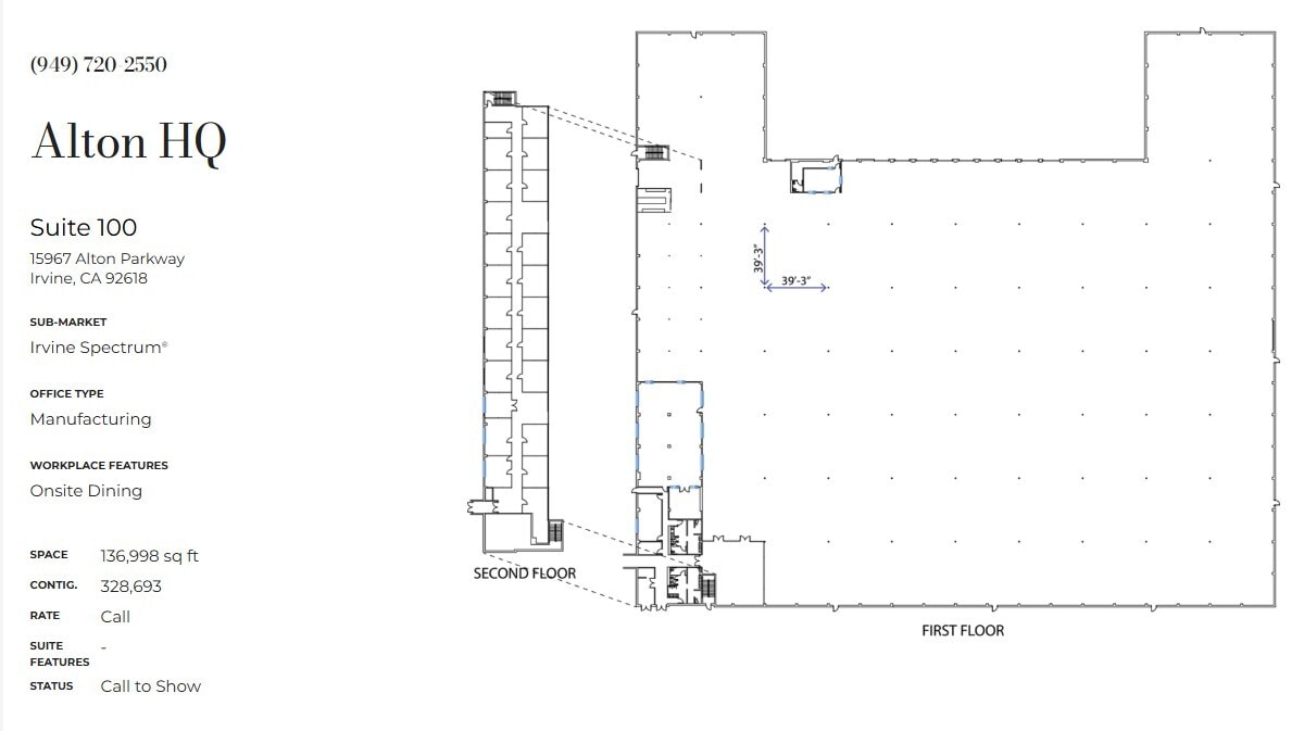 15967 Alton Dr, Irvine, CA for lease Floor Plan- Image 1 of 1