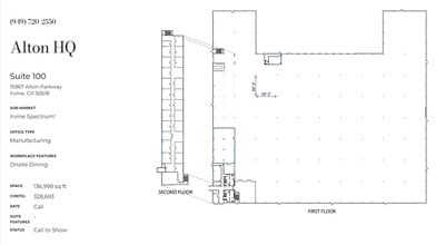 15967 Alton Dr, Irvine, CA for lease Floor Plan- Image 1 of 1