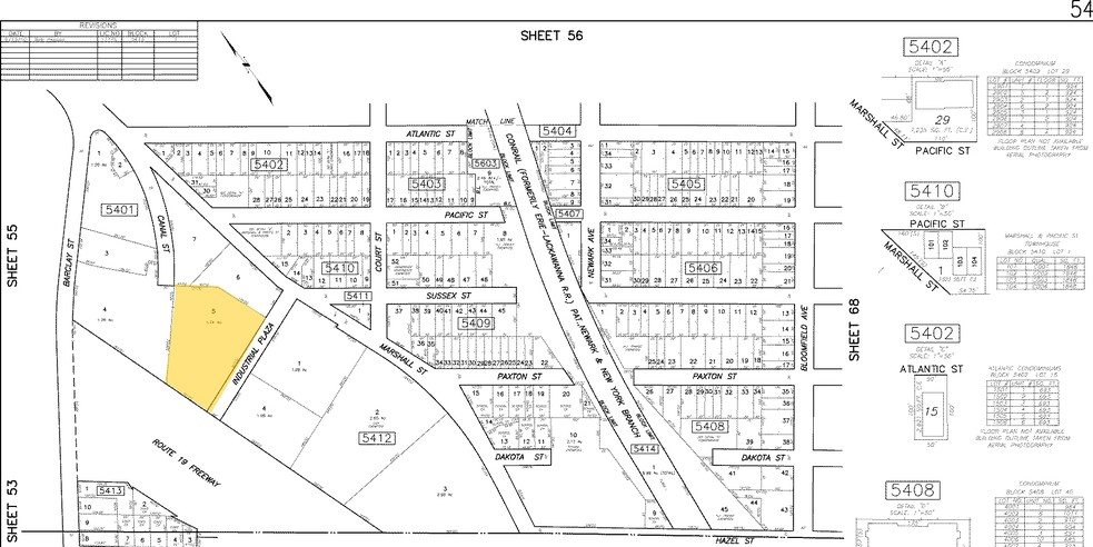 1 Industrial Plz, Paterson, NJ à vendre - Plan cadastral - Image 3 de 3