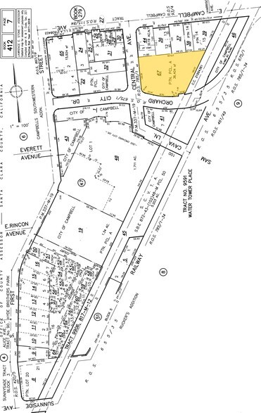46 S Central Ave, Campbell, CA 95008, Campbell, CA à louer - Plan cadastral - Image 2 de 43