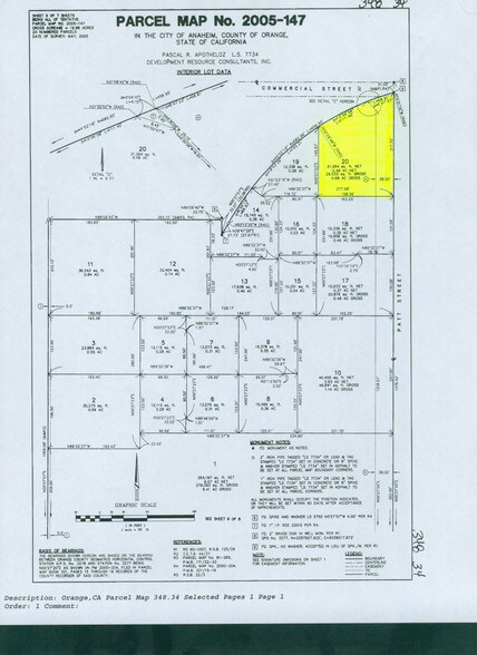 1291 N Patt St, Anaheim, CA à louer - Plan cadastral - Image 2 de 5