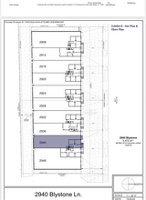 2908-2948 Blystone Ln, Dallas, TX à louer Plan de site- Image 2 de 2
