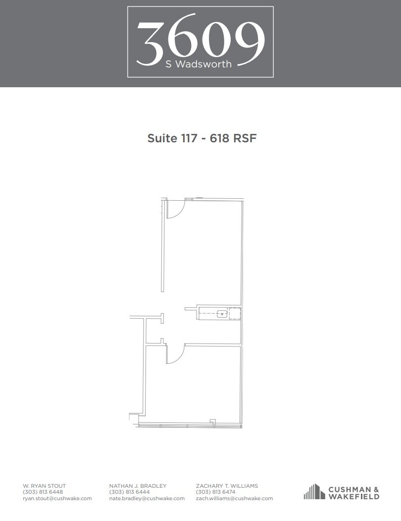 3609 S Wadsworth Blvd, Lakewood, CO for sale Floor Plan- Image 1 of 1