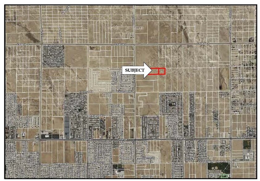 22nd Street E, Lancaster, CA for sale - Aerial - Image 2 of 3