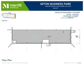 4820 Seton Dr, Baltimore, MD à louer Plan d’étage- Image 1 de 2