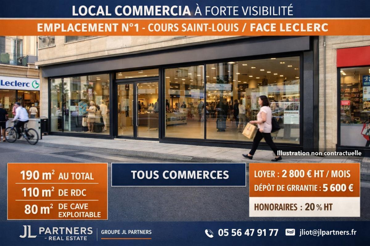 Retail in Bordeaux for lease Building Photo- Image 1 of 3