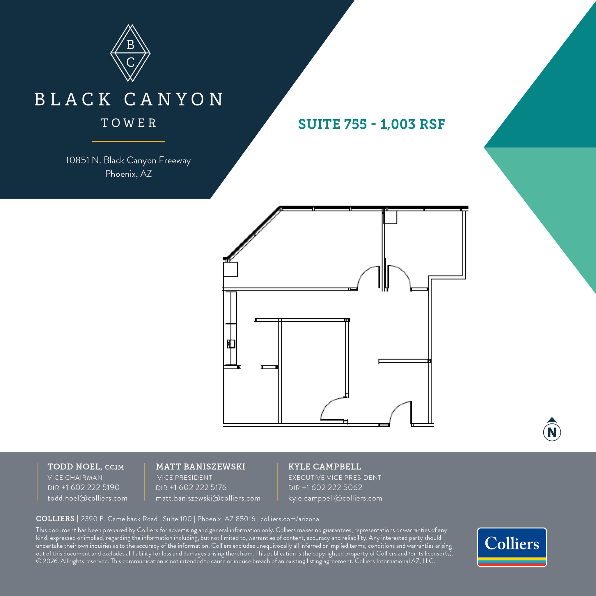 10851 N Black Canyon Hwy, Phoenix, AZ for lease Floor Plan- Image 1 of 1