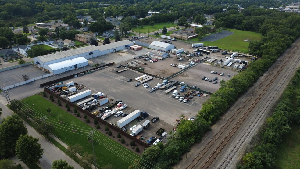 500 Rathbone Ave, Aurora, IL for lease - Aerial - Image 3 of 4