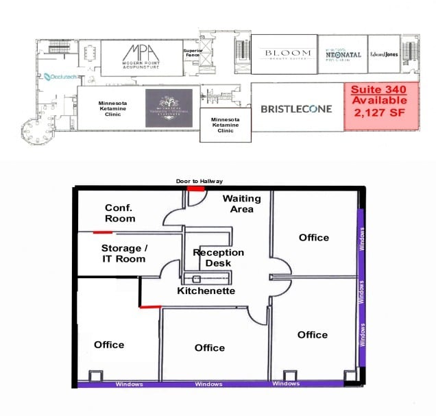 9325 Upland Ln N, Maple Grove, MN à louer Plan d’étage- Image 1 de 8