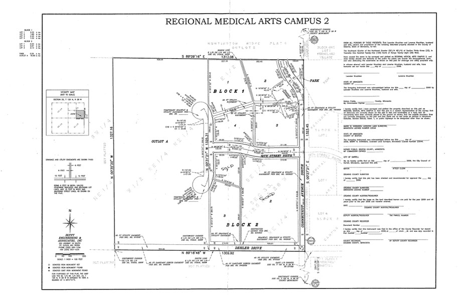 1804 Campus Loop, Saint Cloud, MN for sale - Plat Map - Image 1 of 1