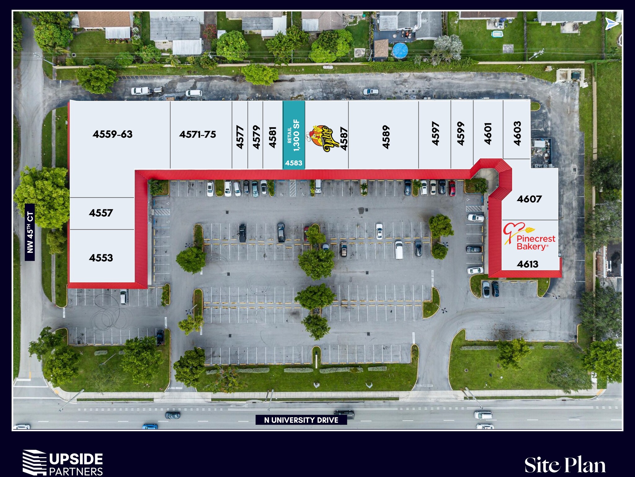 4553-4613 N University Dr, Lauderhill, FL for lease Site Plan- Image 1 of 1