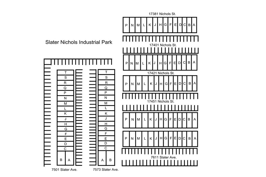 7611 Slater Ave, Huntington Beach, CA à louer - Plan de site - Image 2 de 4