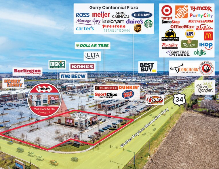 2410 Route 34, Oswego, IL à louer - Photo du bâtiment - Image 3 de 6