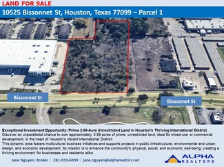 Plus de détails pour 10525 Bissonnet St, Houston, TX - Terrain à vendre