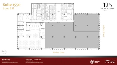 125 S Wacker Dr, Chicago, IL à louer Plan d’étage- Image 1 de 1