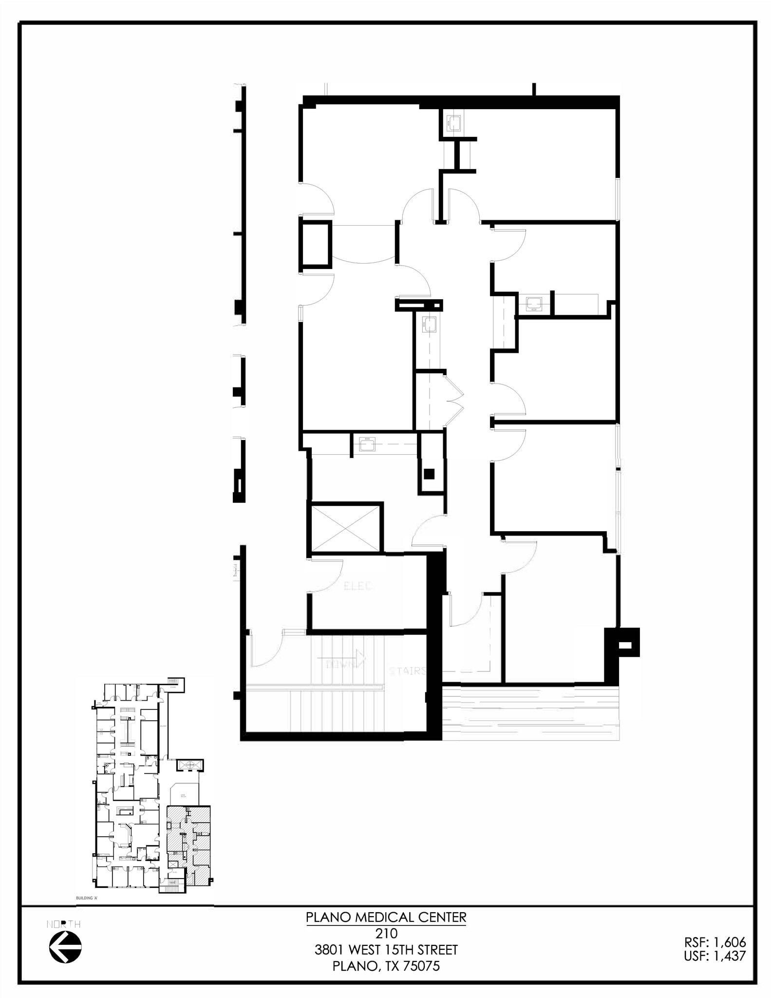 3801 W 15th St, Plano, TX à louer Plan de site- Image 1 de 1