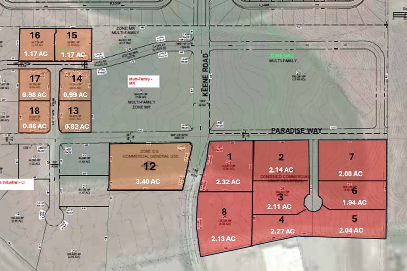 1120 Keene Road, West Richland, WA for sale - Aerial - Image 2 of 3