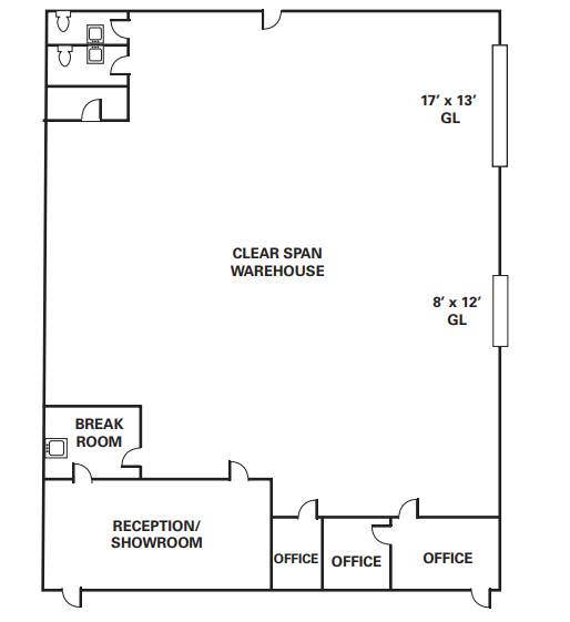 1251 El Camino Ave, Sacramento, CA for sale - Floor Plan - Image 2 of 5