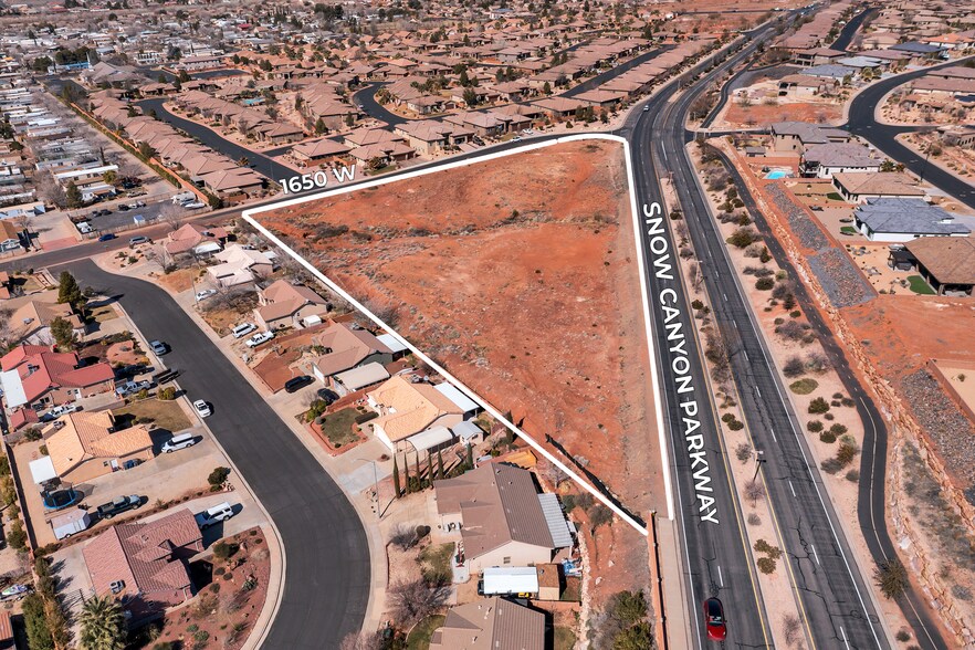 Snow Canyon Pky & 1650 W, St George, UT à vendre - Aérien - Image 2 de 4