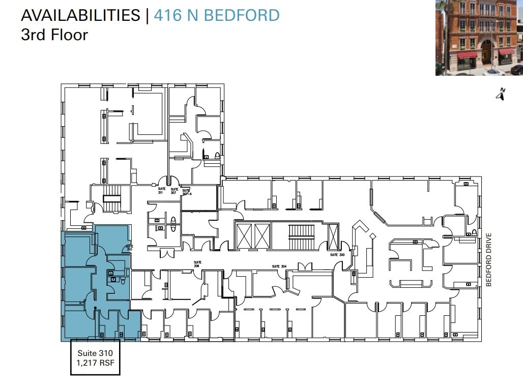 416 N Bedford Dr, Beverly Hills, CA for lease Floor Plan- Image 1 of 1
