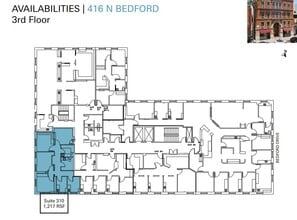 416 N Bedford Dr, Beverly Hills, CA for lease Floor Plan- Image 1 of 1
