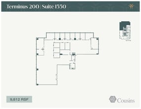 3280 Peachtree Rd, Atlanta, GA à louer Plan d’étage- Image 1 de 1