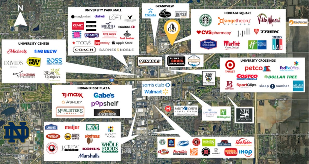 15857 IN-23, Granger, IN for sale - Building Photo - Image 2 of 2