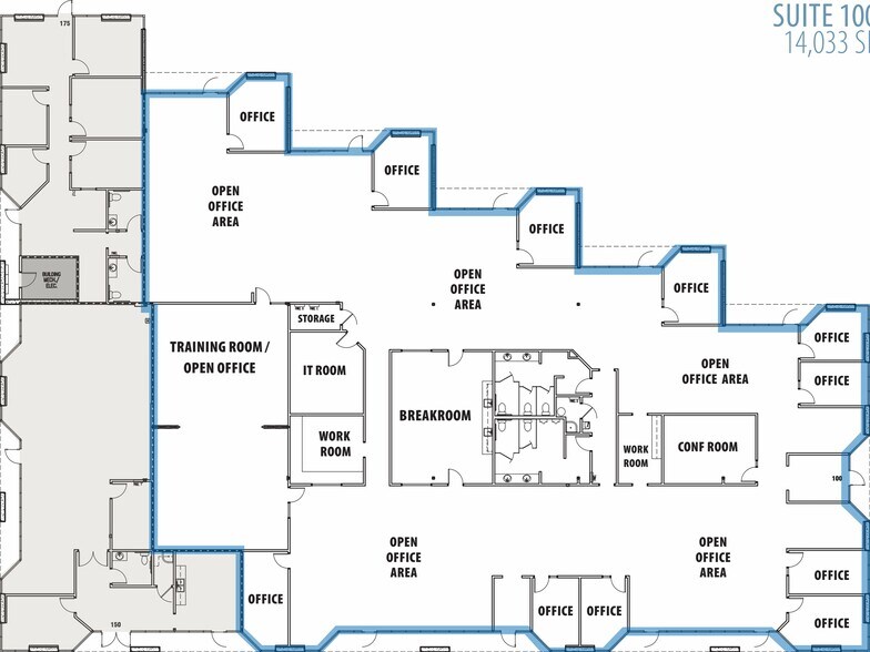 12438 W Bridger St, Boise, ID for lease - Floor Plan - Image 2 of 2