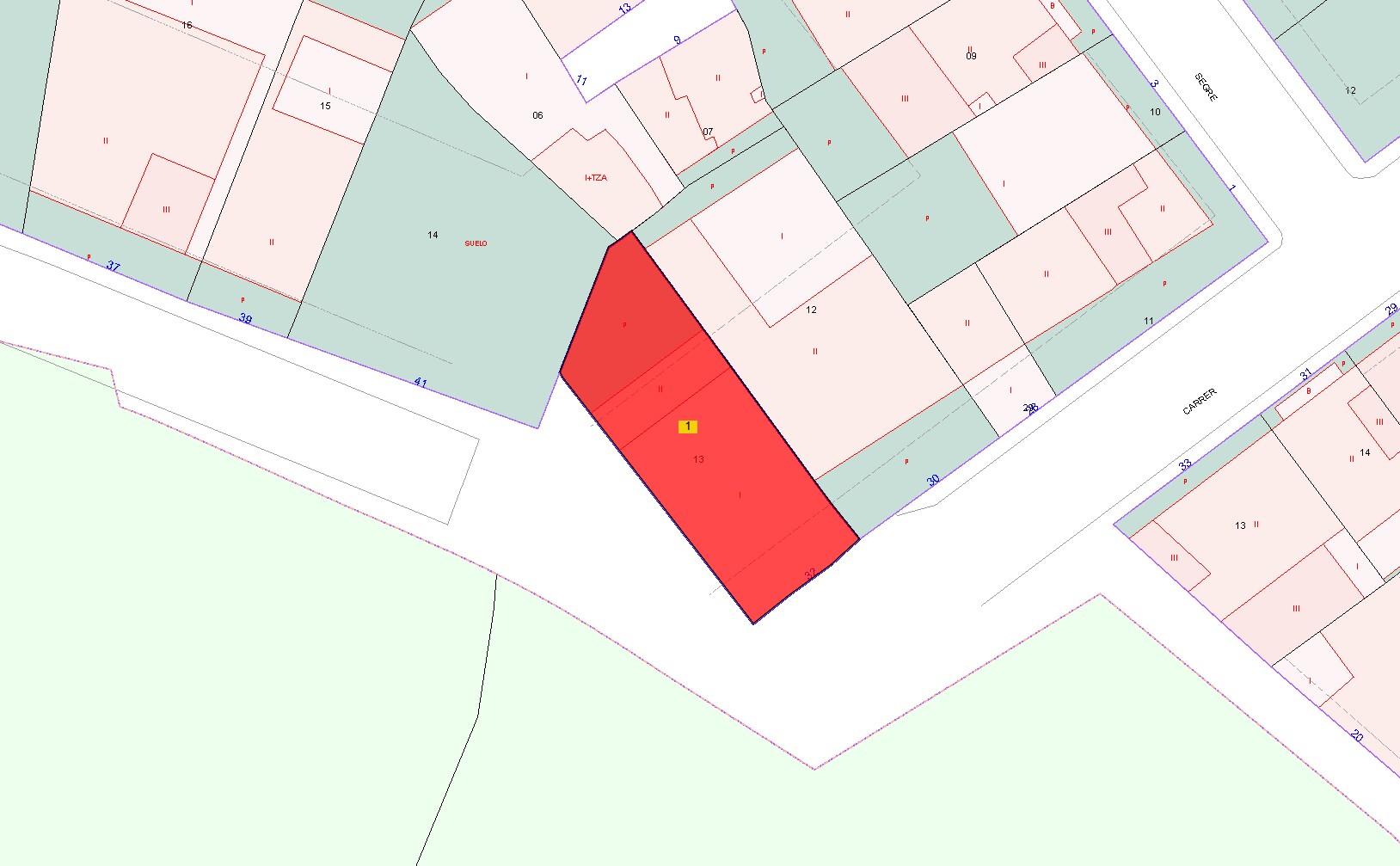 Terrain dans Gavà, Barcelona à vendre Plan cadastral- Image 1 de 3