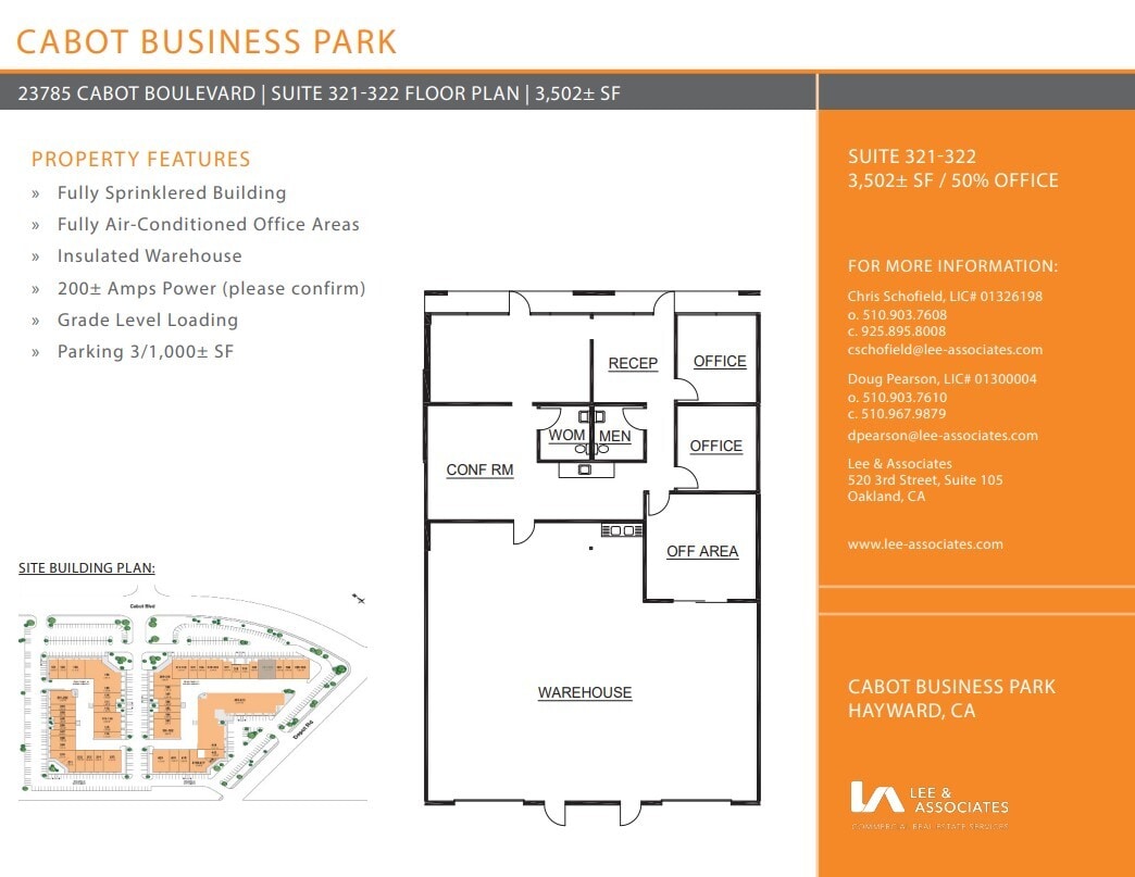 23785 Cabot Blvd, Hayward, CA for lease Floor Plan- Image 1 of 1