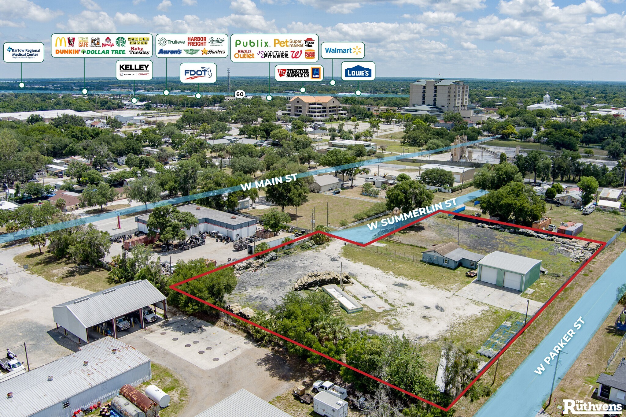 595 W Summerlin St, Bartow, FL à vendre Aérien- Image 1 de 25
